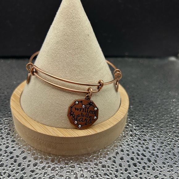 Alex and Ani Rose Gold Bracelets with Intricate Design: Set of 8 - Picture 4 of 9